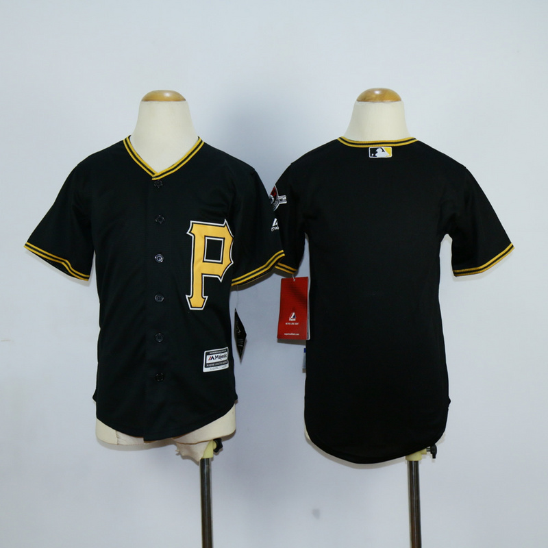 Youth Pittsburgh Pirates Blank Black MLB Jerseys